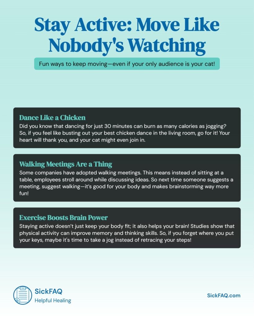 Stay Active Infographic