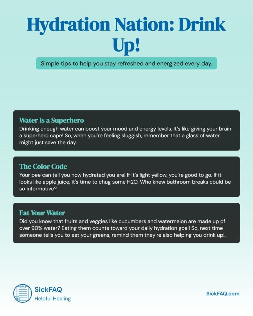Hydration Nation - Drink Up - Infographic