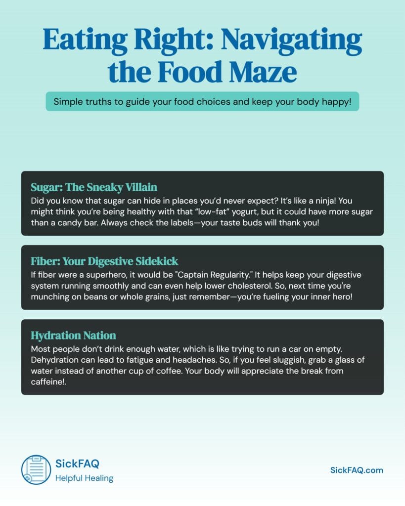 Navigating the Food Maze Infographic