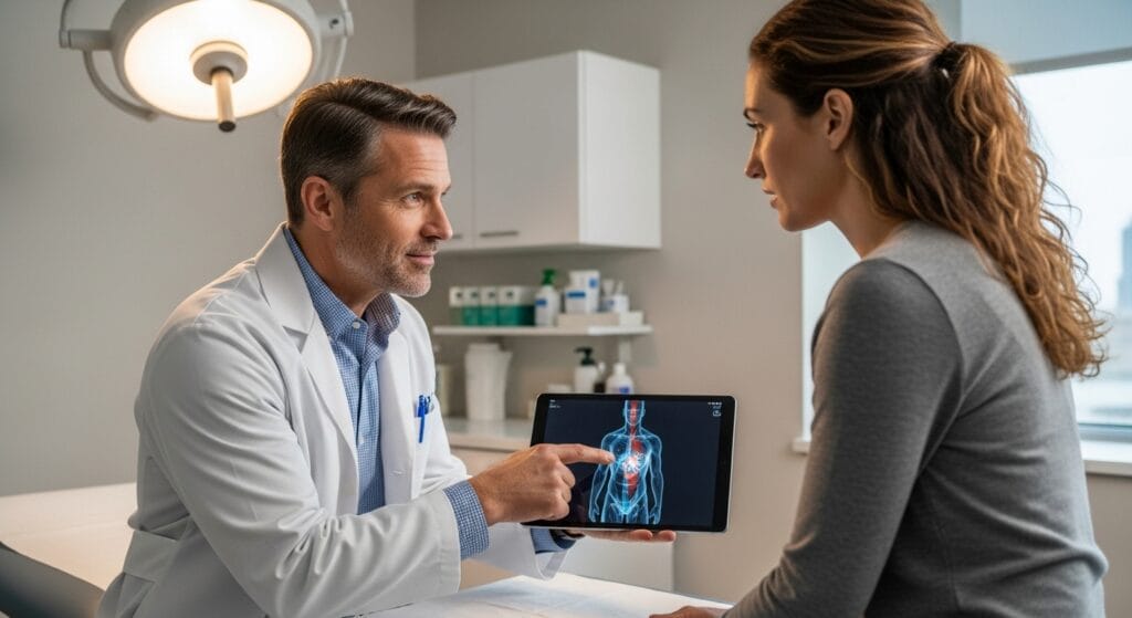 Doctor Evaluating a Patient