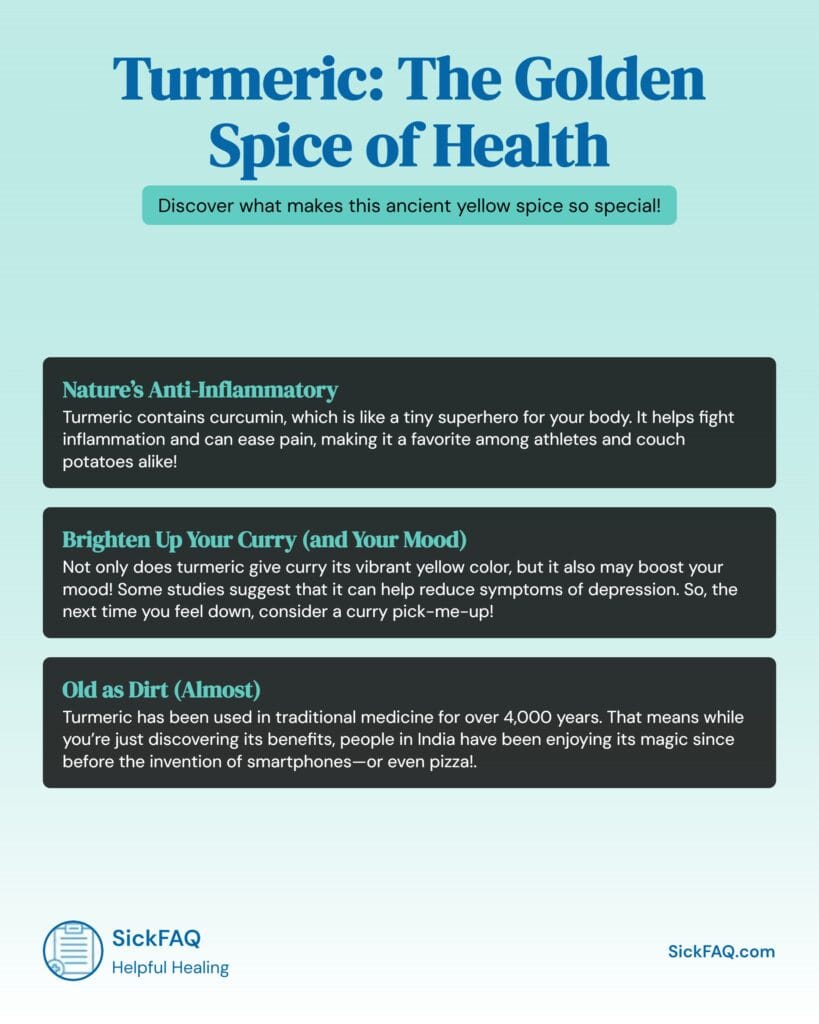 Turmeric as The Golden Spice of Health Infographic