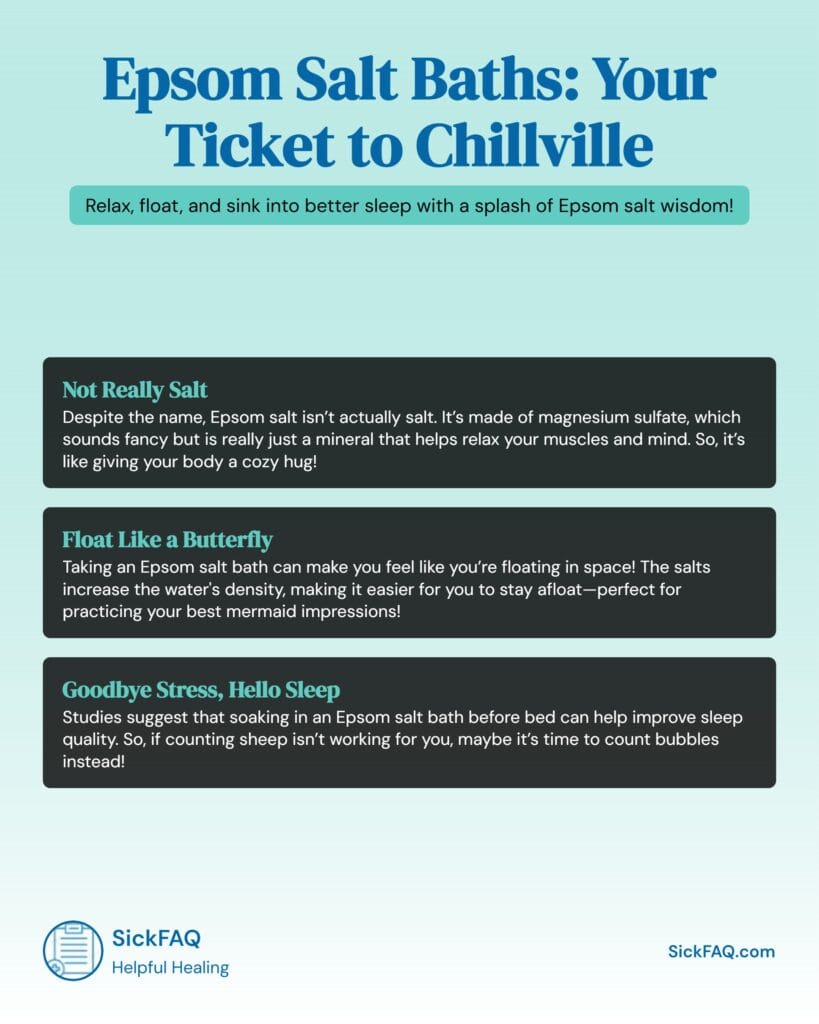 Epsom Salt Baths Infographic