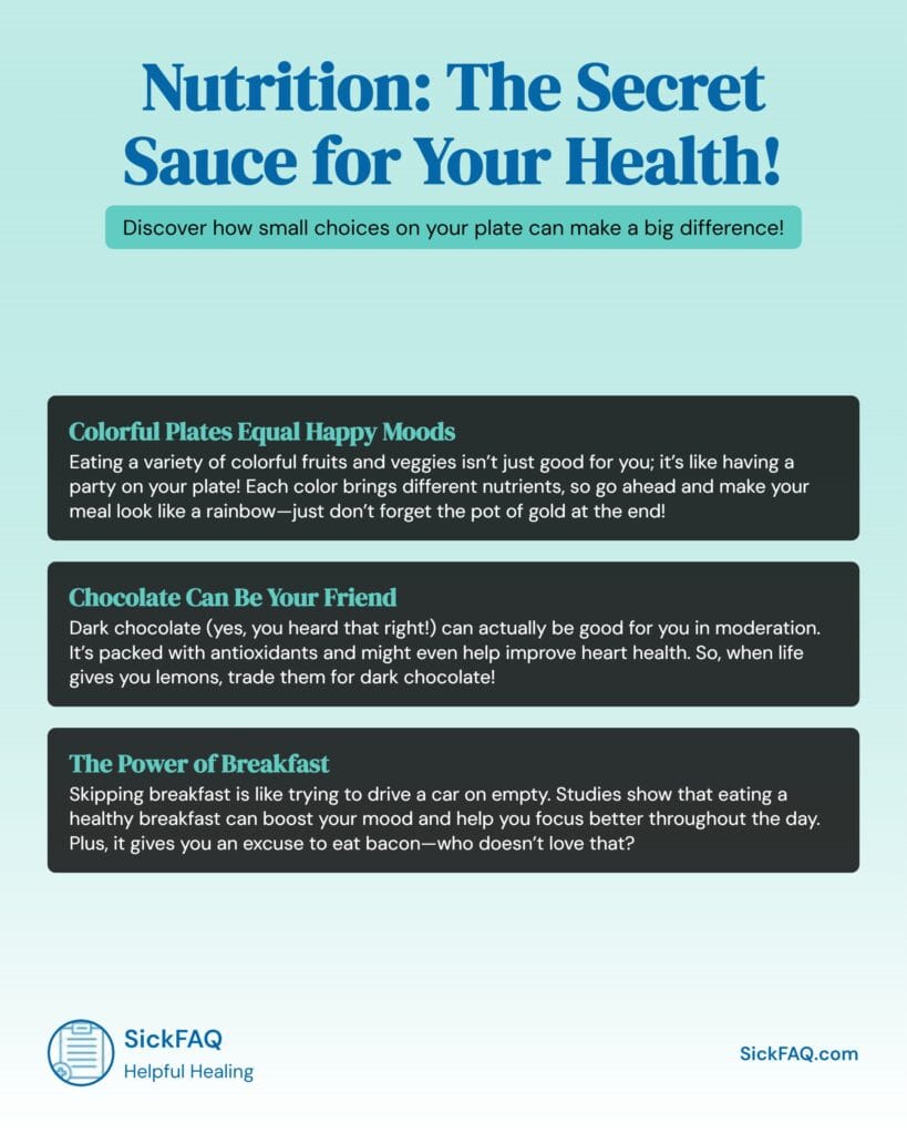 Secret Sauce for Your Health Infographic