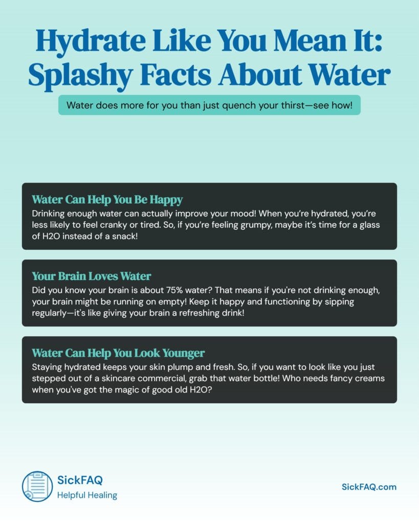 Splashy Facts About Water Infographic