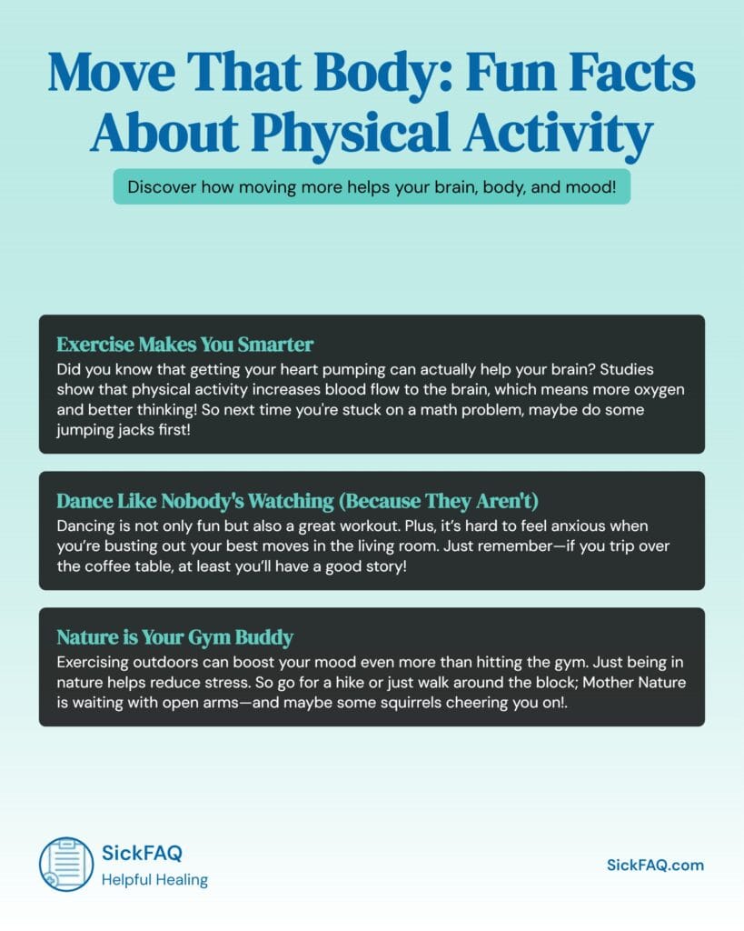 Fun Facts About Physical Activity Infographic